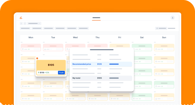 Card header with interface composit